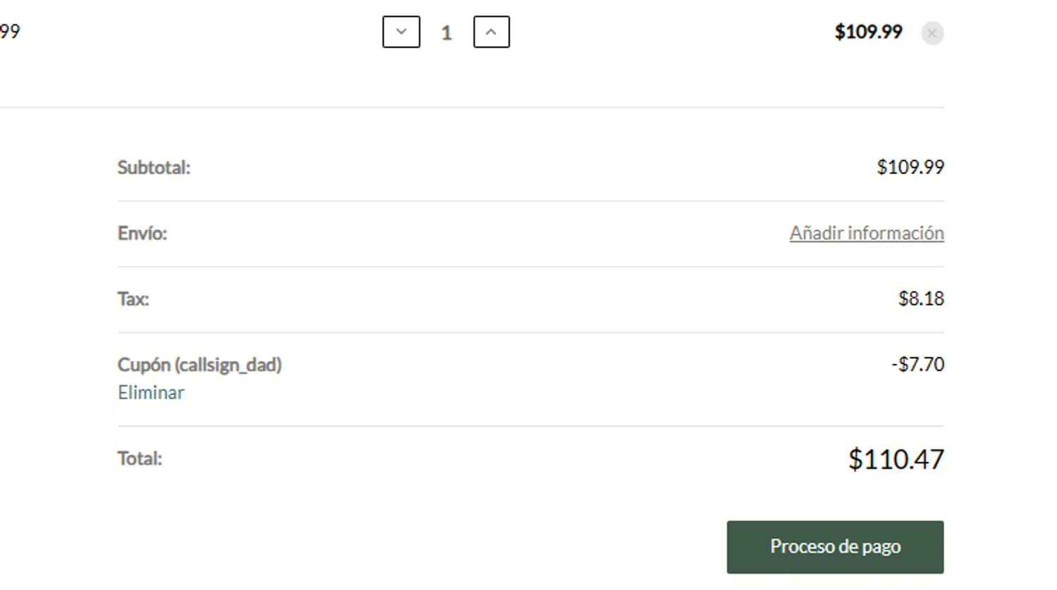 Shellback Tactical coupon code screenshot showing code callsign_dad applied at Shellback Tactical checkout page. Uploaded by SimplyCodes community member a2d2c2d211 on May 18, 2025