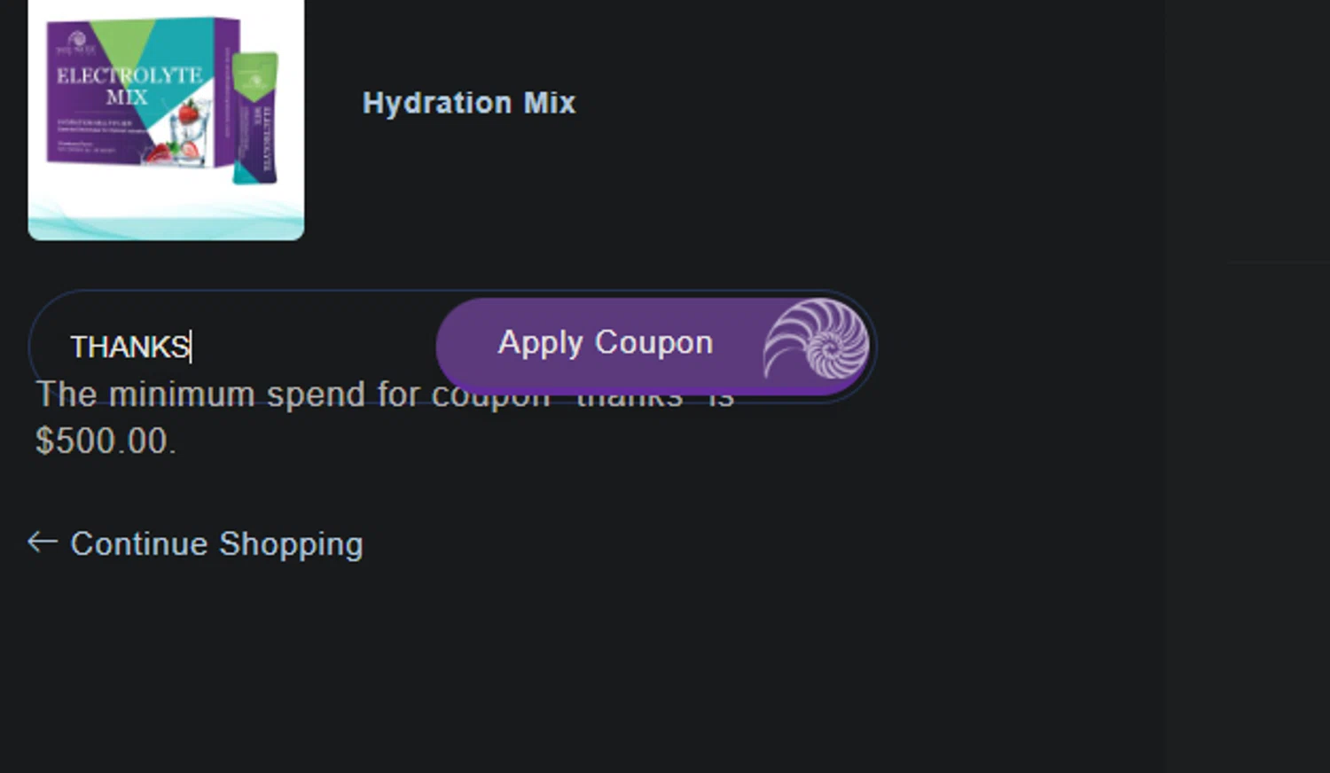 Shell Water Systems promo code screenshot showing code THANKS applied at Shell Water Systems checkout page. Uploaded by SimplyCodes community member jaimitoalcachofa on Nov 19, 2025