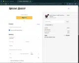 WELCOME10 coupon verification screenshot