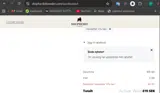 Shepherd of Sweden coupon verification screenshot