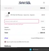 SHHH15 coupon verification screenshot