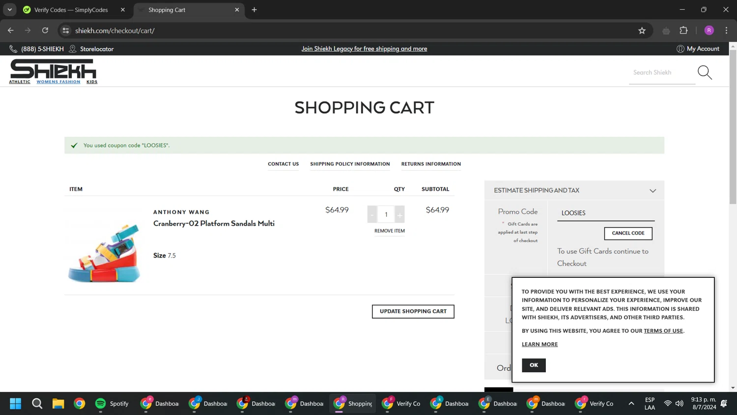 Shiekh Promo Codes 10 Off Coupon Codes in August 2024 SimplyCodes