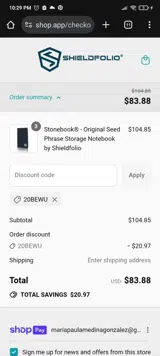 20BEWU coupon verification screenshot