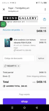 TEXT25 coupon verification screenshot