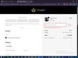 Shield System coupon verification screenshot