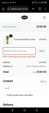EXTRA20 coupon verification screenshot