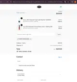 HAPPY10HOLIDAYS coupon verification screenshot