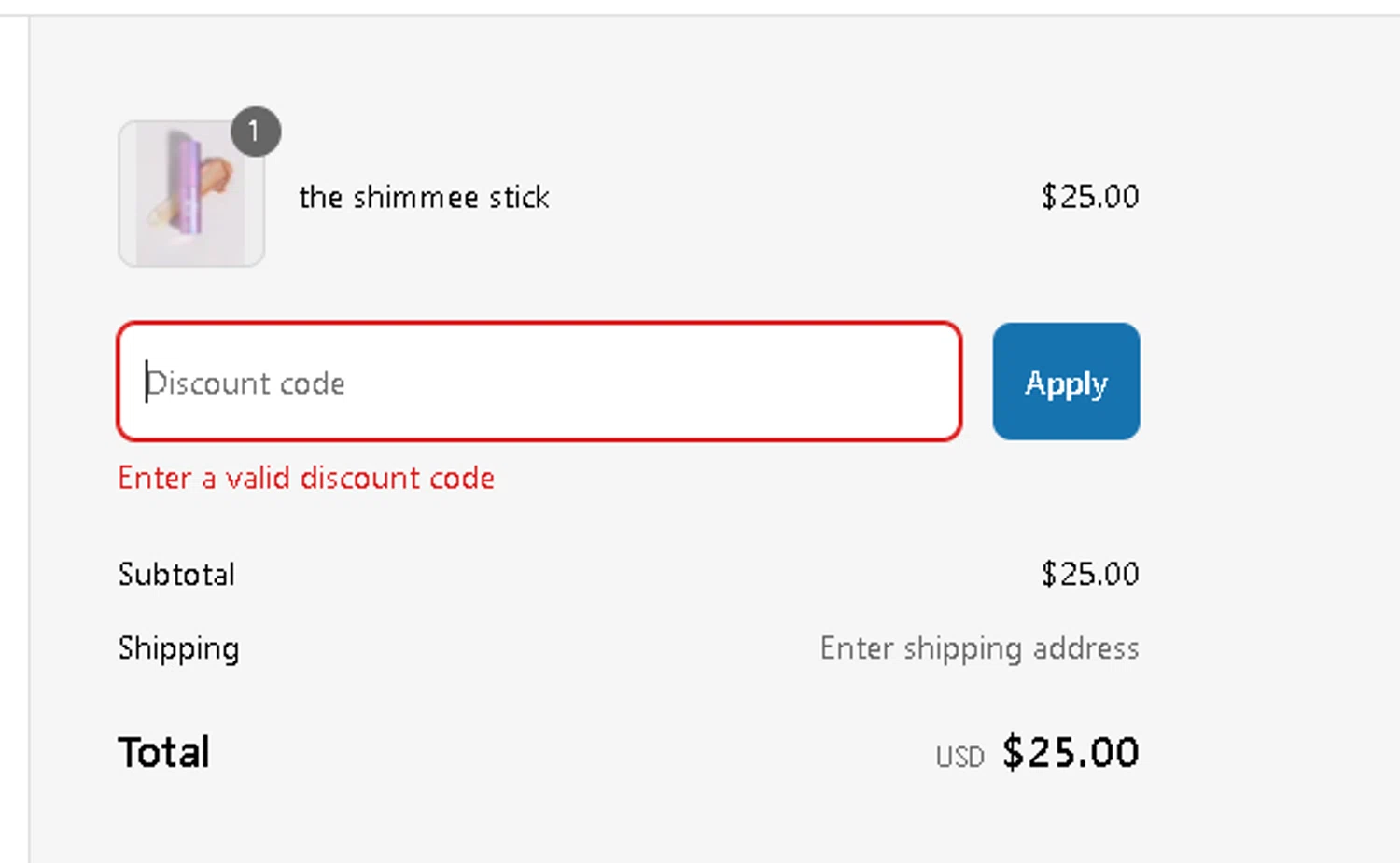 shimmee promo code screenshot showing code BEMINE applied at shimmee checkout page. Uploaded by SimplyCodes community member Netheryno on Mar 7, 2025
