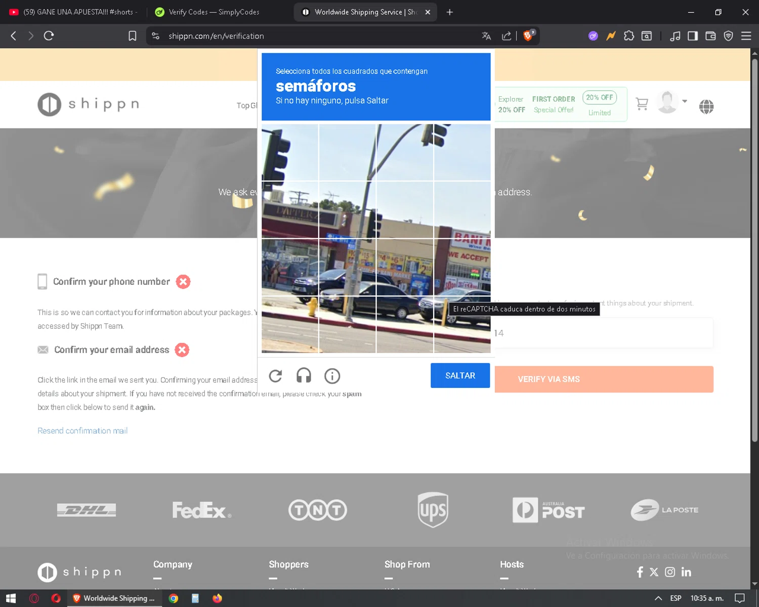 Shippn discount code screenshot showing code GODPF15 applied at Shippn checkout page. Uploaded by SimplyCodes community member mixelis on Sep 2, 2025