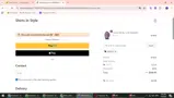Shirts In Style coupon verification screenshot