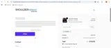 SHOULDERreliever coupon verification screenshot
