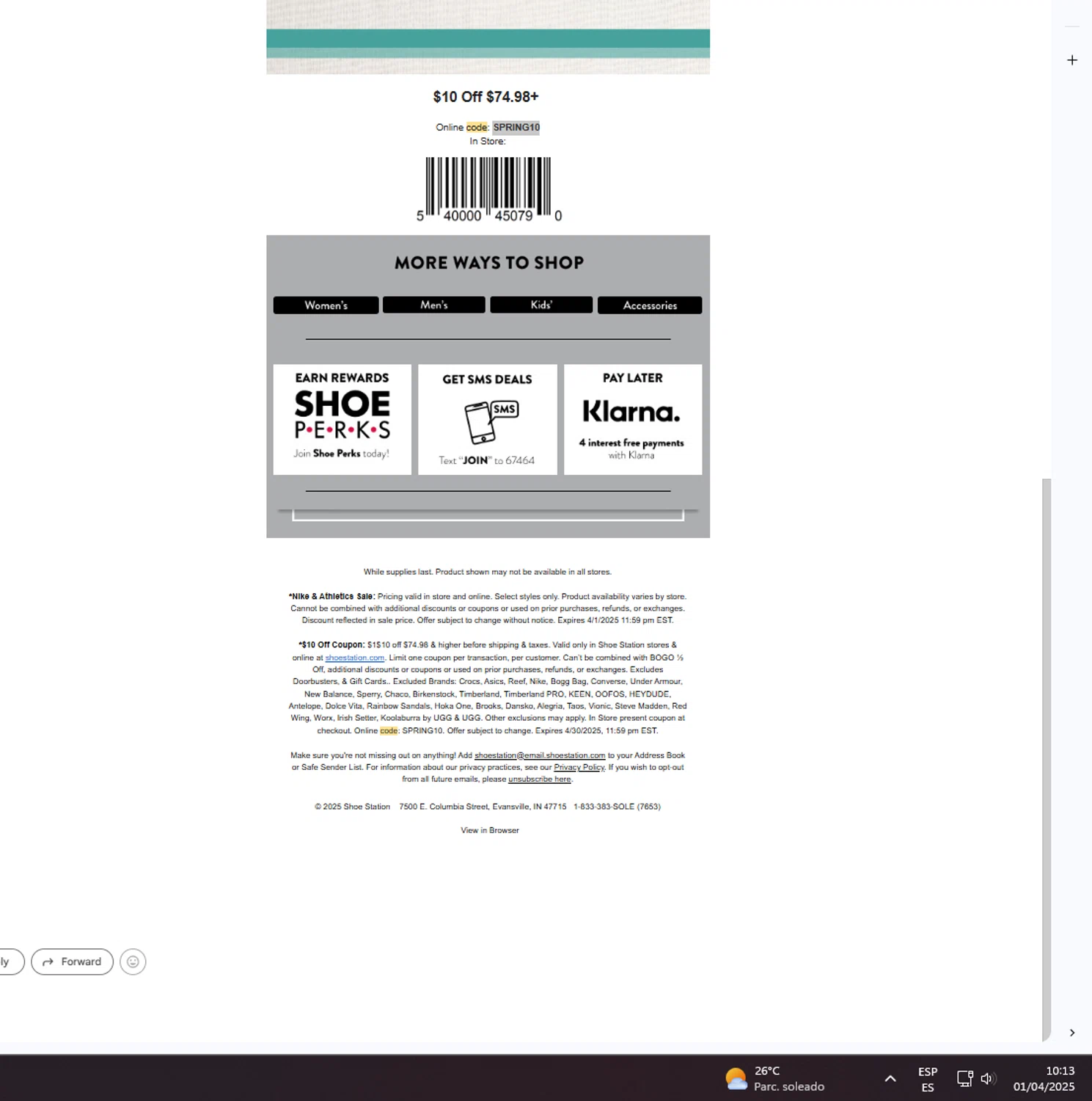 Sneakers Adidas Coupon Code October 2018 Shoe Dept Shoe Station