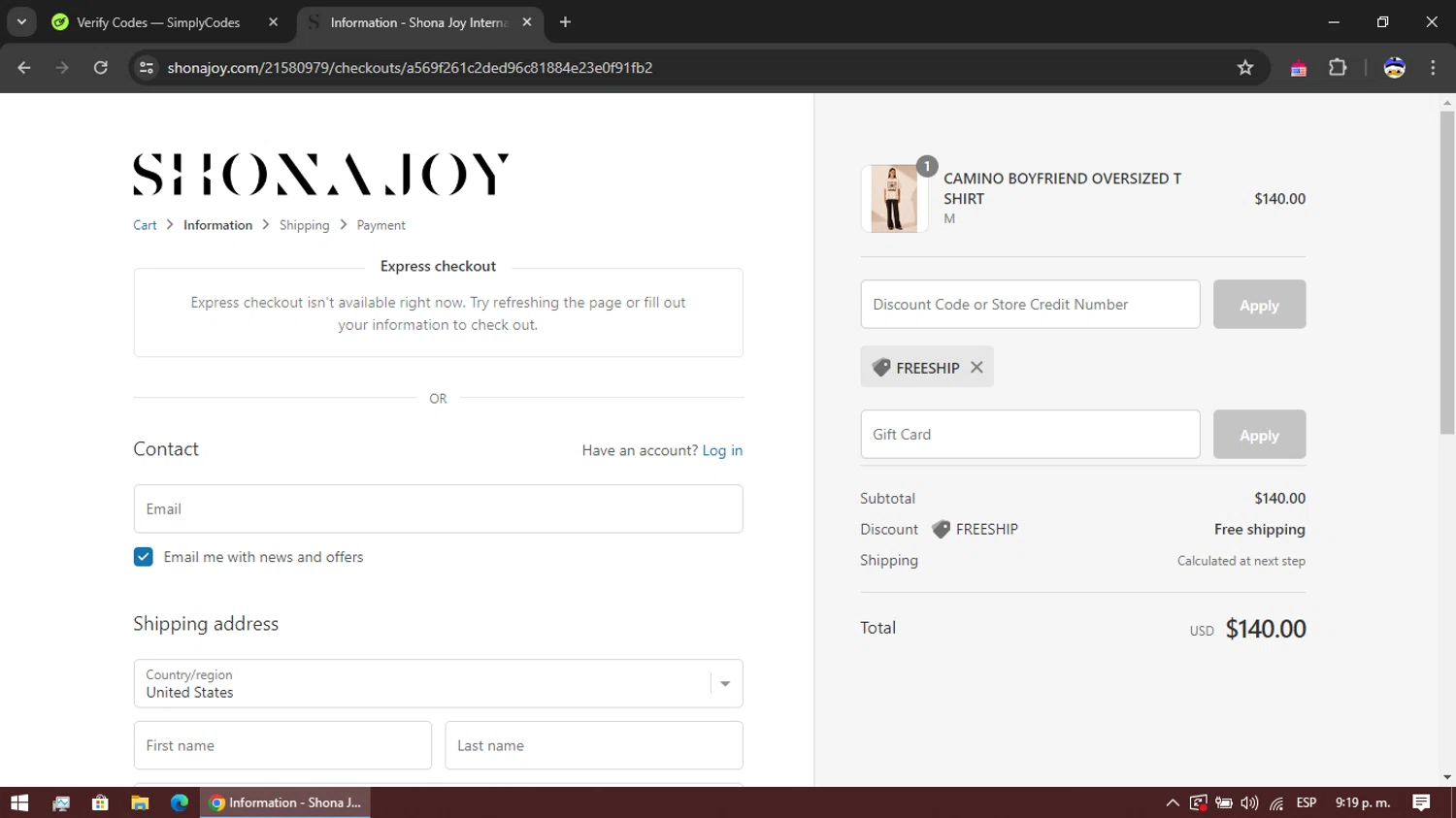 Shona Joy Promo Codes Free Shipping Discount Codes in August 2024 SimplyCodes