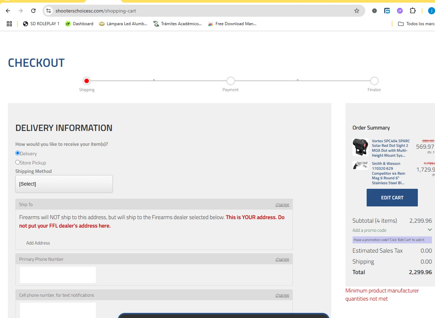 Shooters Choice promo code screenshot showing code DGRDN applied at Shooters Choice checkout page. Uploaded by SimplyCodes community member Volibear on Jun 13, 2025