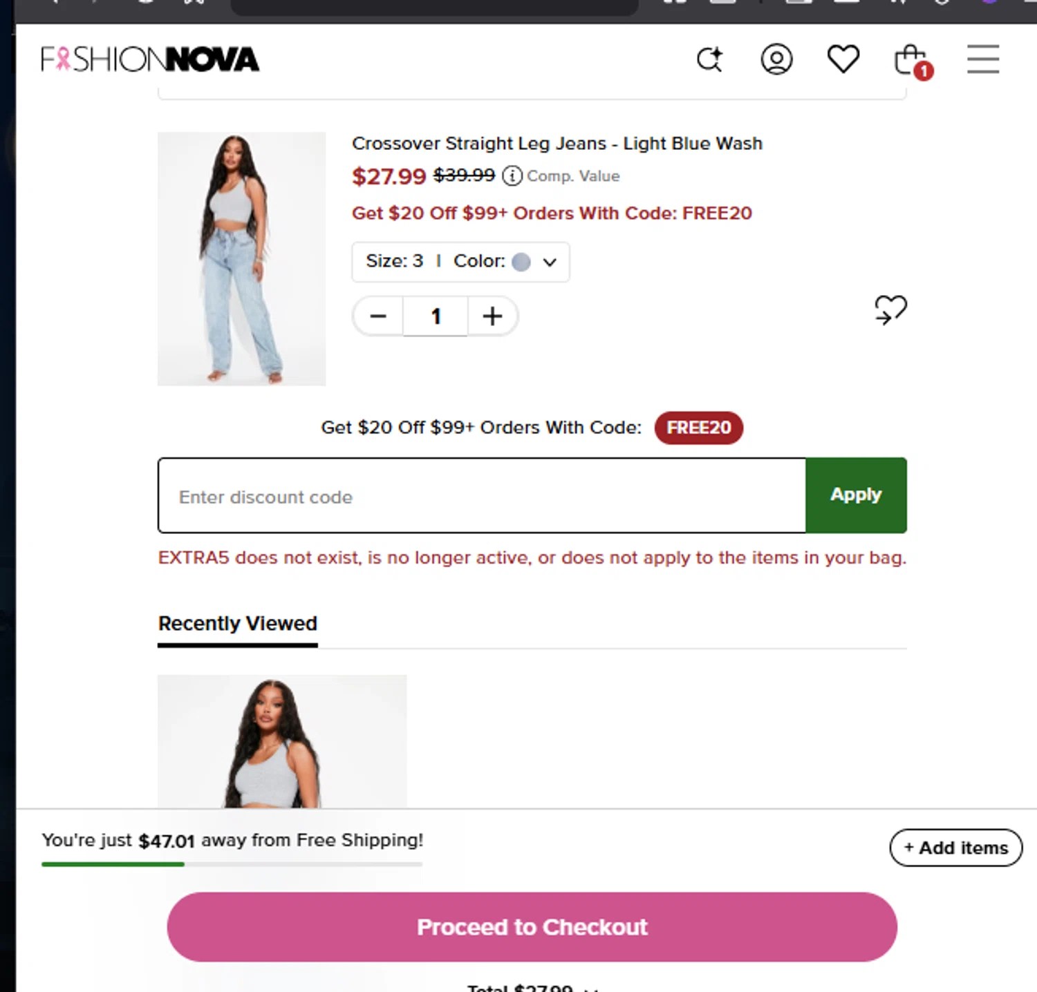 Shop discount code screenshot showing code EXTRA5 applied at Shop checkout page. Uploaded by SimplyCodes community member Pinkicuat on Oct 8, 2025