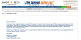 Shop4Tech coupon verification screenshot