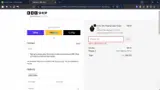 BBC Shop coupon verification screenshot