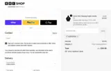 BBC Shop coupon verification screenshot