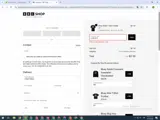 BBC Shop coupon verification screenshot