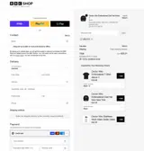 BBC Shop coupon verification screenshot
