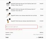 DELICIOUS coupon verification screenshot