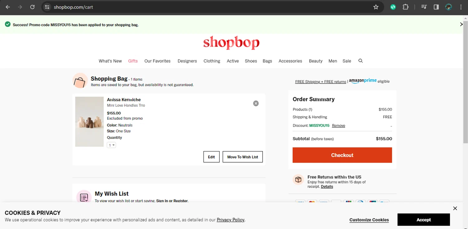 Shopbop Promo Codes 30 Off December 2023