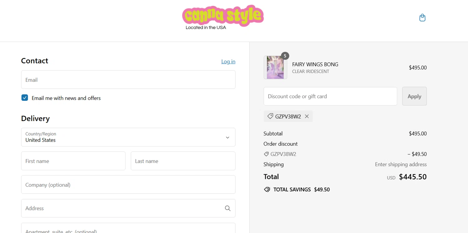 Canna Style Discount Codes 10 Off October 2024