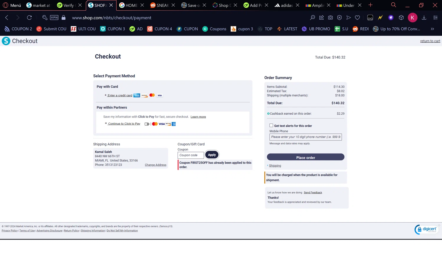 how to use Shop.com Australia coupons