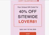 LOVER81 coupon verification screenshot