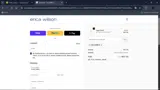 Erica Wilson coupon verification screenshot