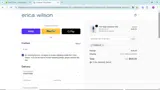 Erica Wilson coupon verification screenshot