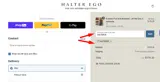 HALTER20 coupon verification screenshot