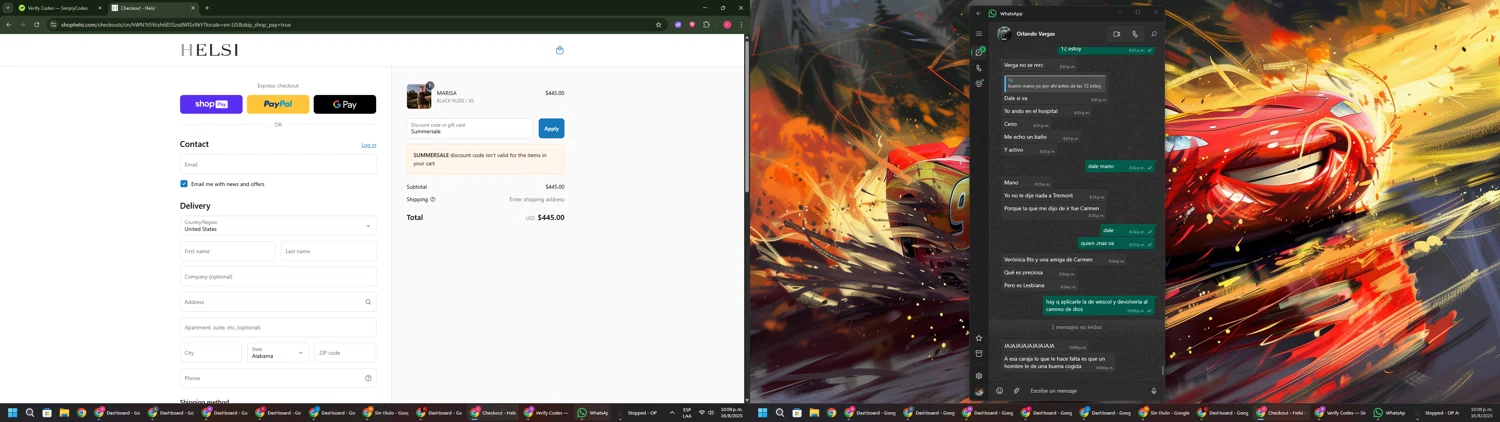 Helsi discount code screenshot showing code Summersale applied at Helsi checkout page. Uploaded by SimplyCodes community member CouponSage7331 on Aug 17, 2025