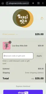 sale75 coupon verification screenshot
