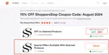 F10K5 coupon verification screenshot