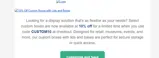 CUSTOM10 coupon verification screenshot