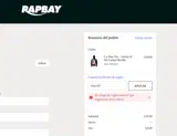 Rapbay.com coupon verification screenshot