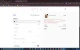 SPLASHLIST coupon verification screenshot