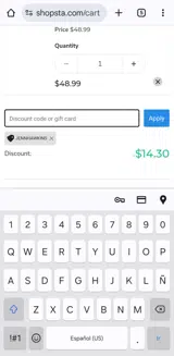 Jennhawkins coupon verification screenshot