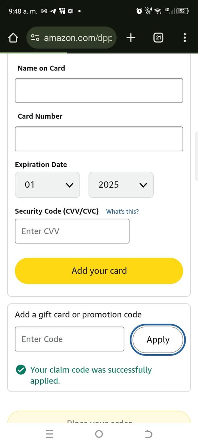 Taste of Home checkout page showing Taste of Home promo code box | Screenshot taken by SimplyCodes community member on Jan 20, 2025