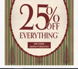 santa-forgot25 coupon verification screenshot