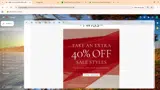 extra40 coupon verification screenshot
