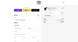 Shop Umbro coupon verification screenshot
