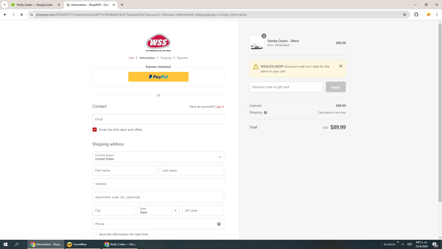 WSS Promo Codes 30 Off May 2024