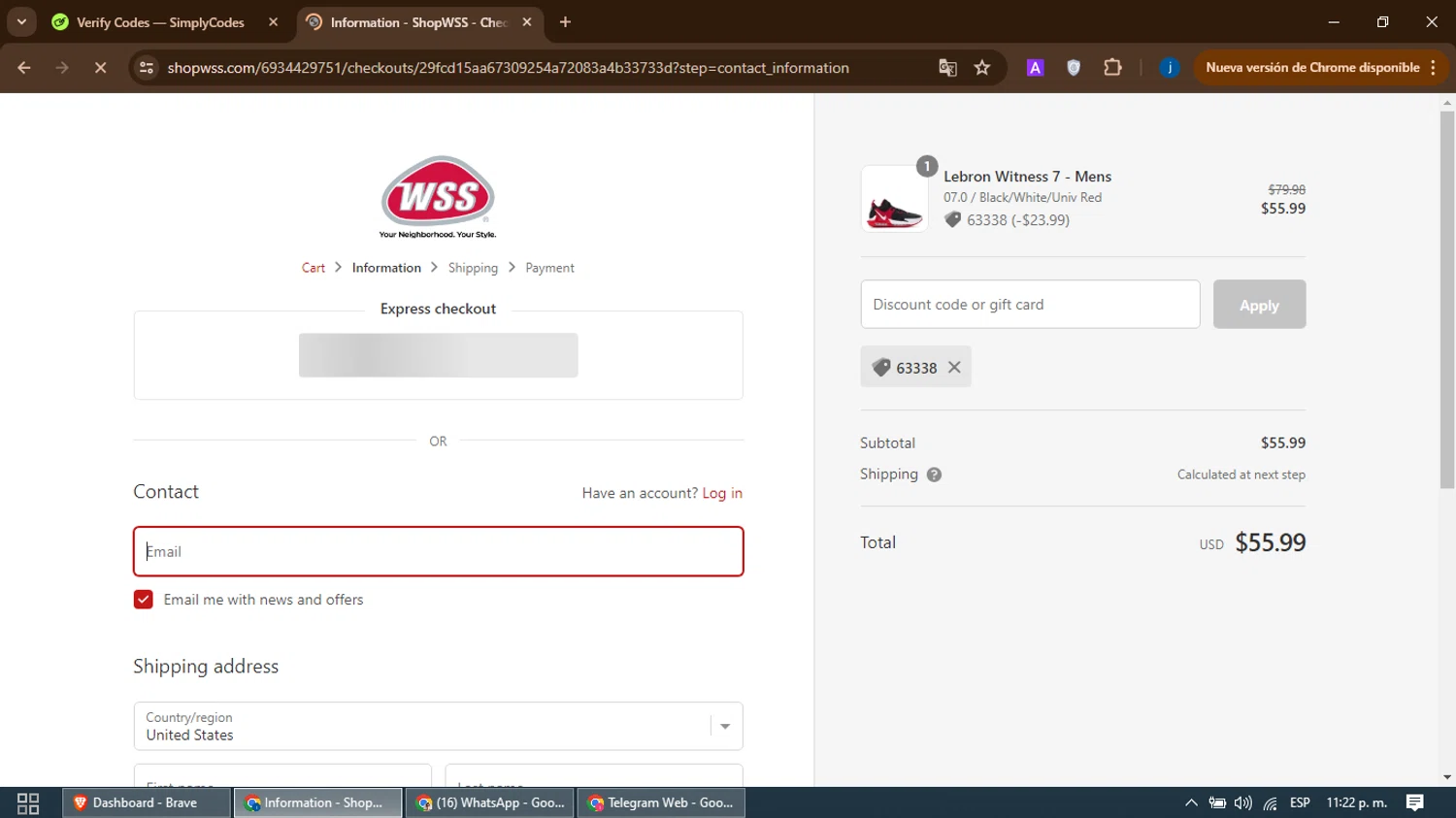 WSS Promo Codes 30 Off May 2024