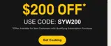 SYW200 coupon verification screenshot