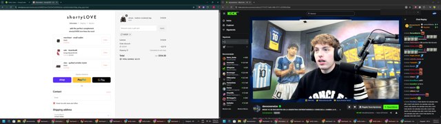 shortyLOVE checkout page showing shortyLOVE discount code box | Screenshot taken by SimplyCodes community member on Sep 3, 2025