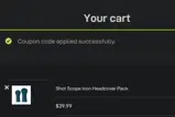 Shot Scope coupon verification screenshot