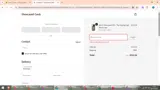 Showcased Cards coupon verification screenshot