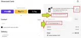 Showcased Cards coupon verification screenshot